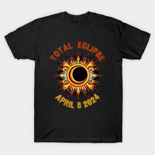 Eclipse Shirt 2024 Eclipse Tshirt Total Solar Eclipse Shirt April 8 2024 Tee Eclipse 2024 Funny Astronomy Gift Solar Eclipse Sun Moon Shirt T-Shirt